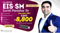 CA Inter EIS SM Pendrive Classes by Sumit Parashar Sir For May 22 & Onwards  | Complete EIS SM Course | Full HD Video + HQ Sound